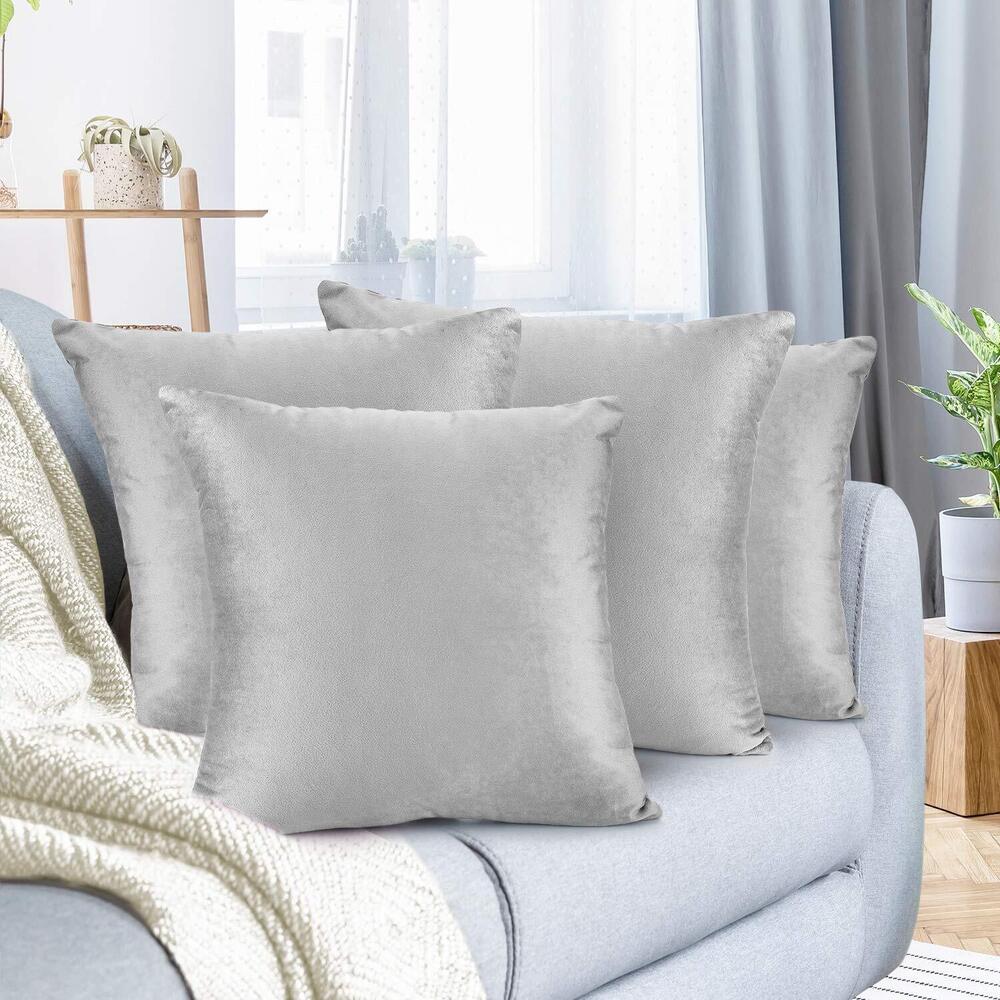5392 Throw Pillow Covers, Cozy Velvet Decorative Outdoor Pillow Covers 16 x